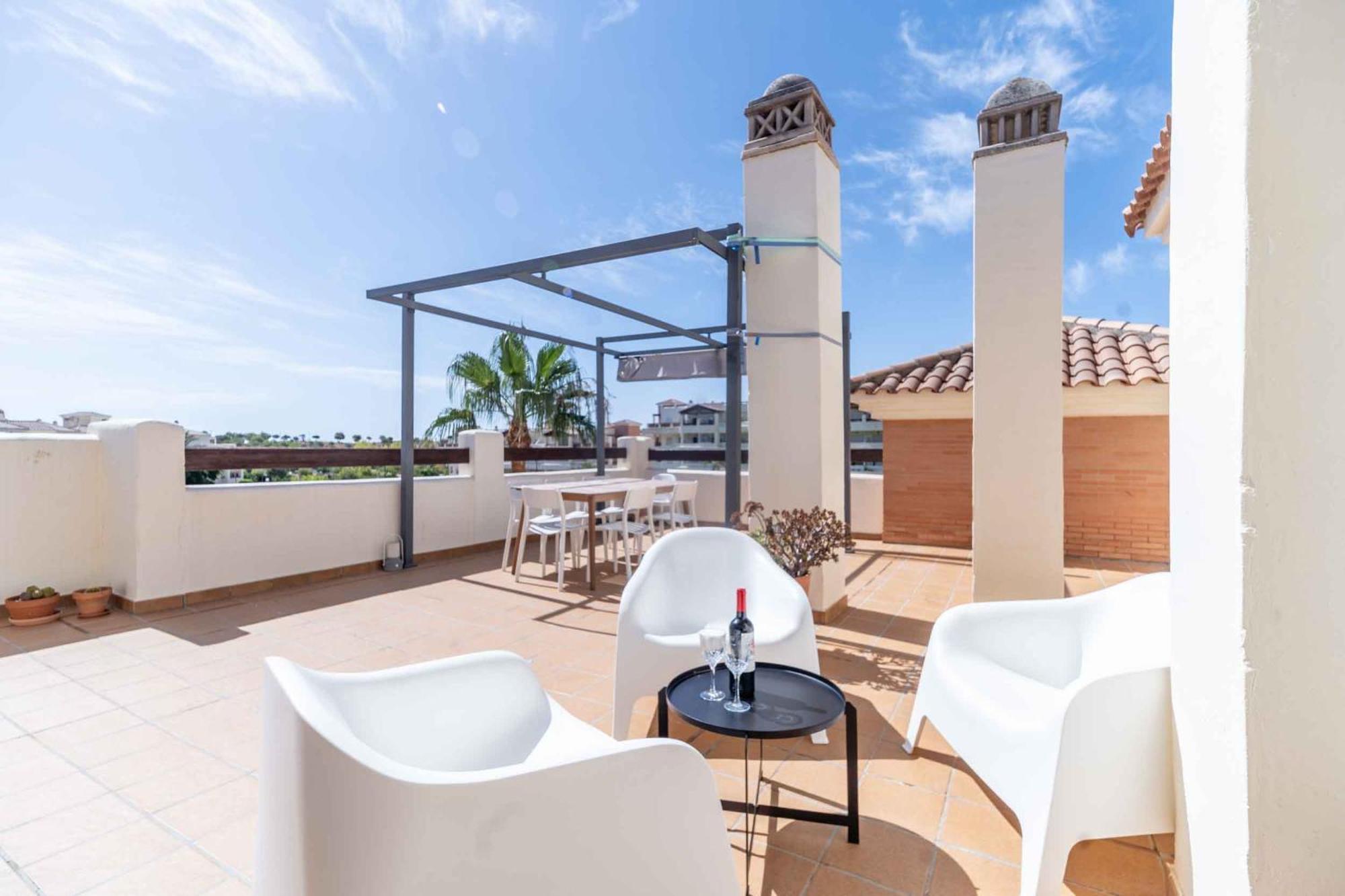 116 - Penthouse With Views And Pool, 5Min Away From Golf Course! Apartment Benalmadena Bagian luar foto